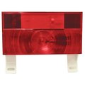 Peterson Manufacturing Stop Turn Tail Light Incandescent Bulb Rectangular Red 8916 Length x 458 Width V25913